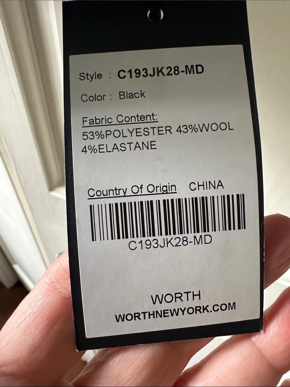 Worth Black Open-Front Blazer Jacket